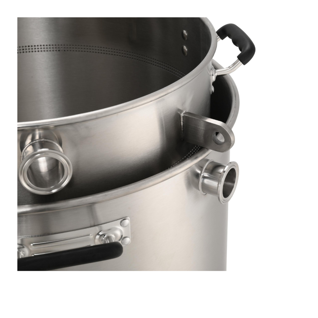 K160L Brew Kettle + Malt Pipe - Dented / bent