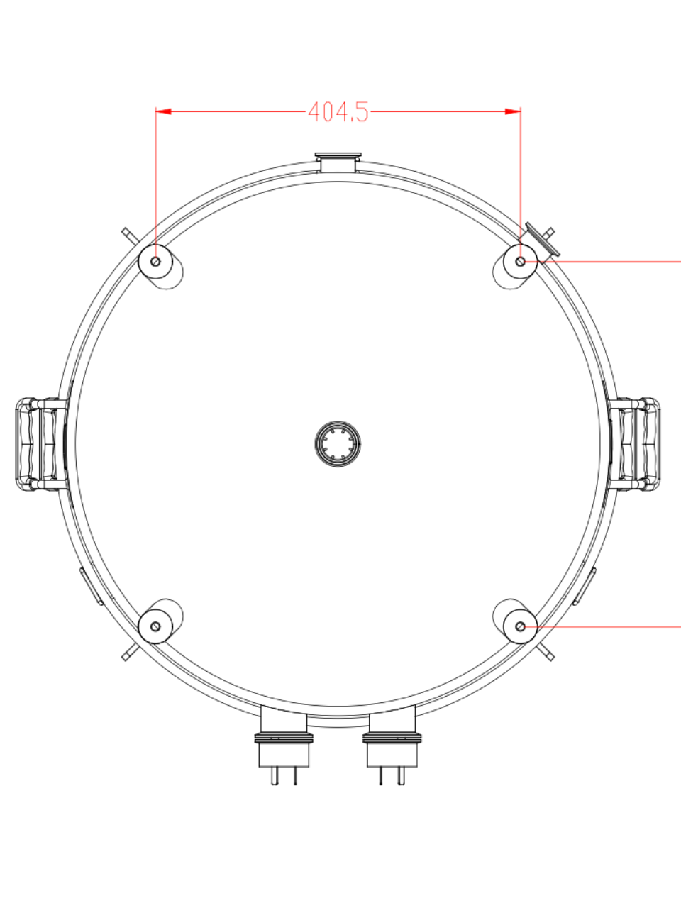 K220 Boil Kettle - Complete Set (incl. valves & clamps)