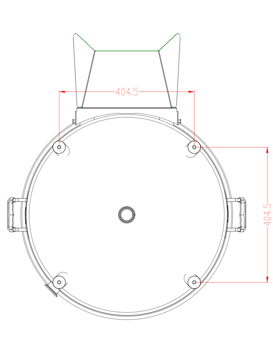 K220 Mash Tun - Complete Set (incl. valves & clamps)
