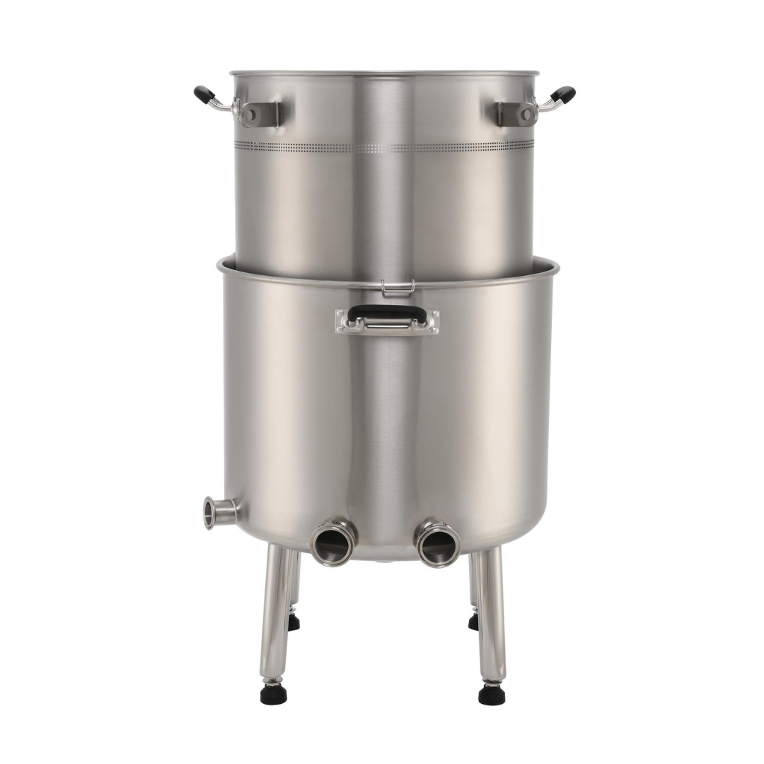 K160L Brew Kettle + Malt Pipe - Dented / bent
