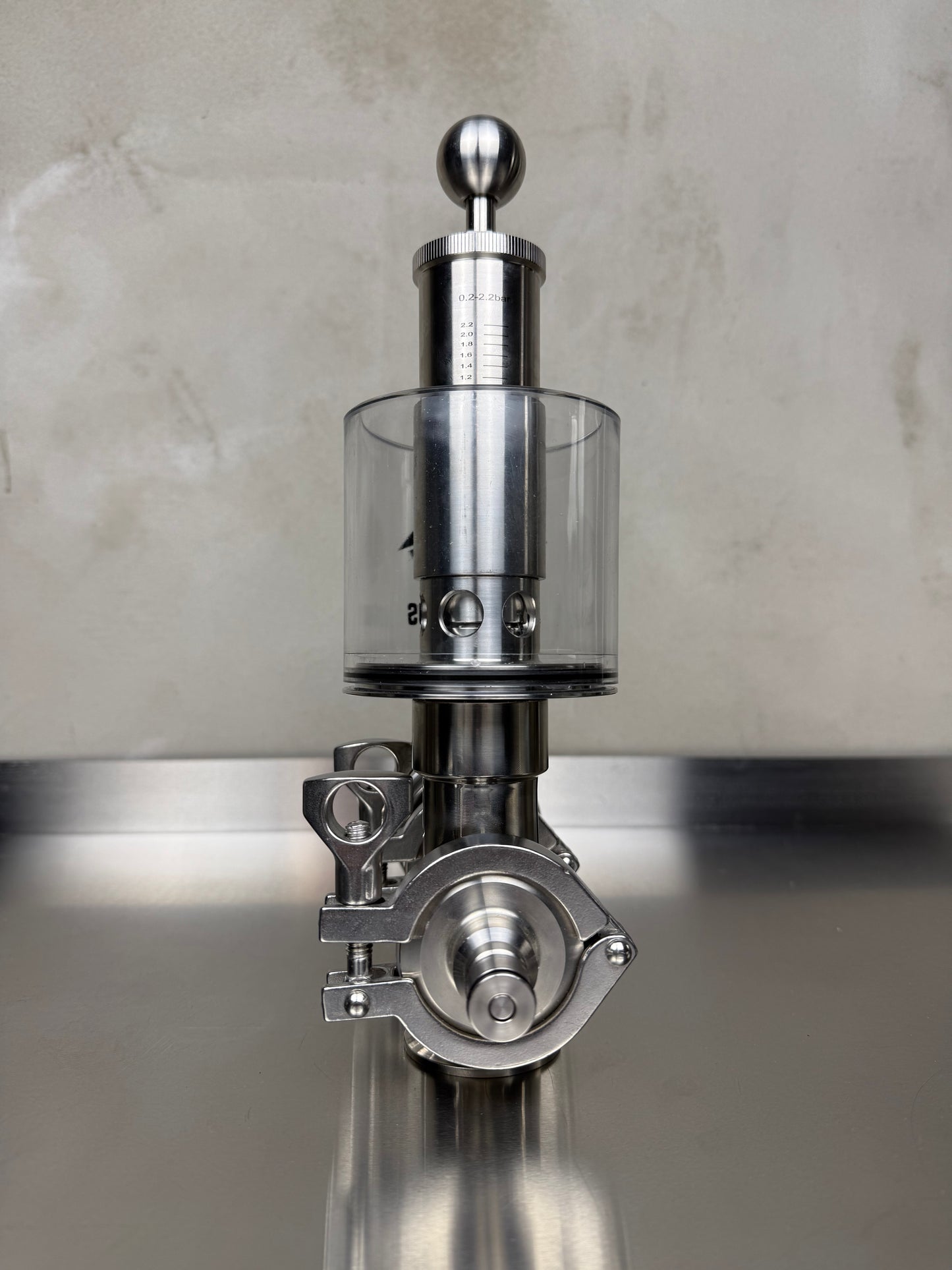 *PRE-ORDER* 1.5" Spunding Valve with pressure Gauge and GAS port