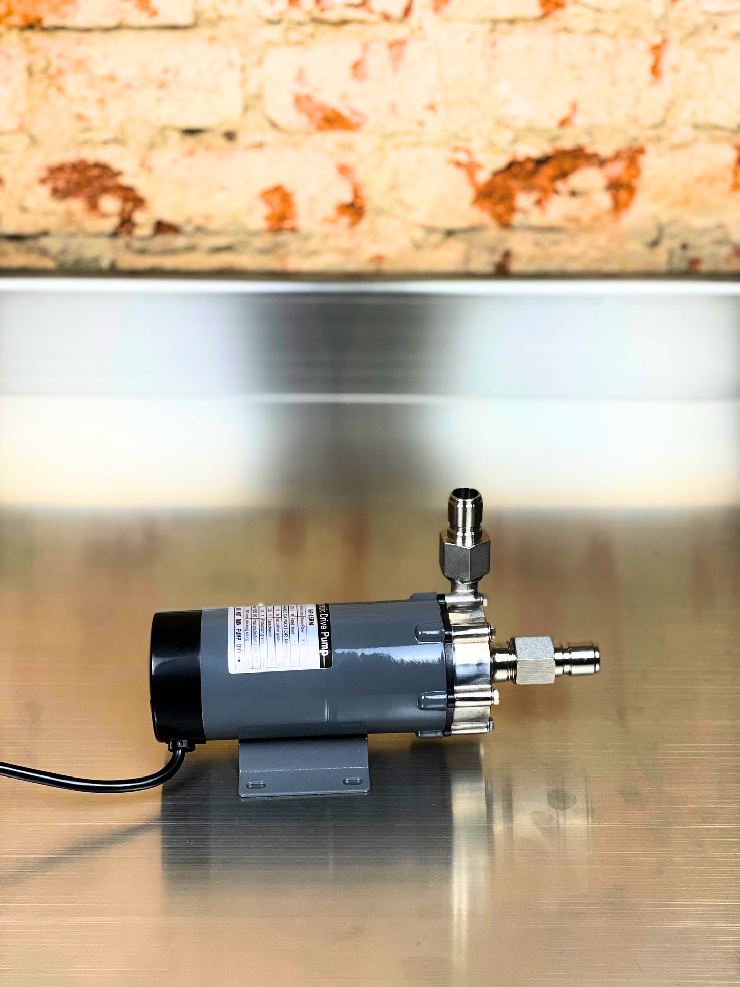 Stainless Magnetic Drive Pump 15R Quick Connection head set