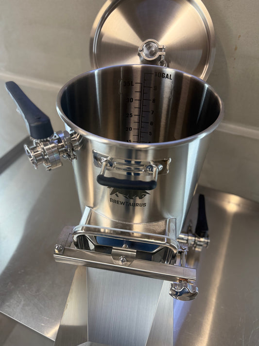 K40 Mash Tun - Complete Set (incl. valves & clamps)
