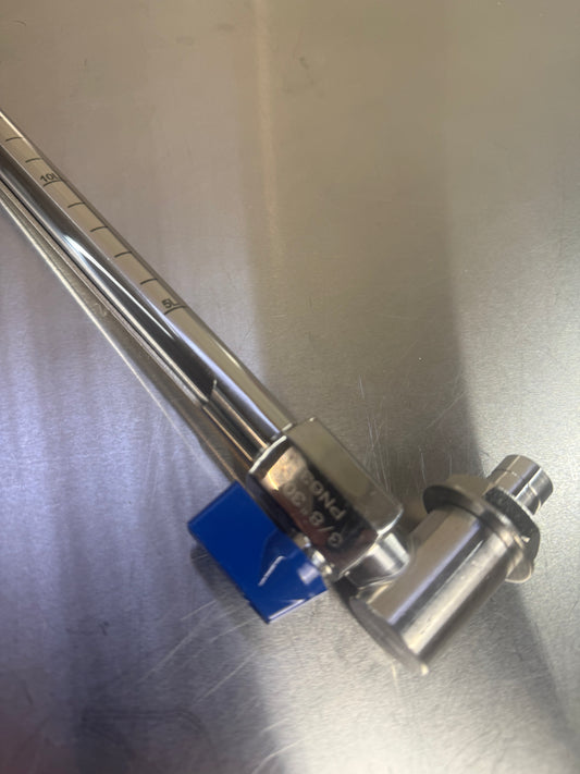 SS housing with the PC tube with SS304 cover and valve 45cm long (for B40L)