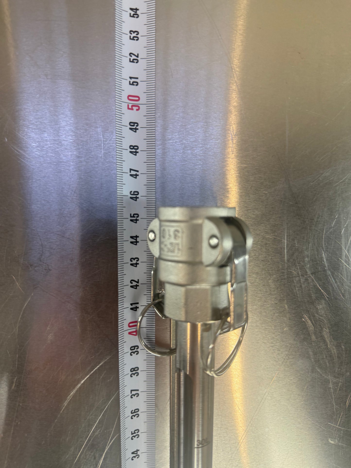 SS housing with the PC tube with SS304 cover and valve 45cm long (for B40L)