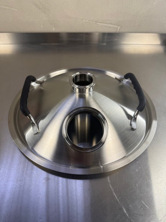 Dome Steam Condenser / Still Lid — Ø350 mm · 2" TC · fits K40, K40L & 345–355 mm