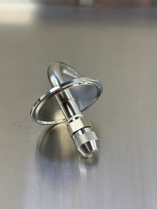 2" Tri-Clamp Condenser Nozzle — 3/8" push-fit