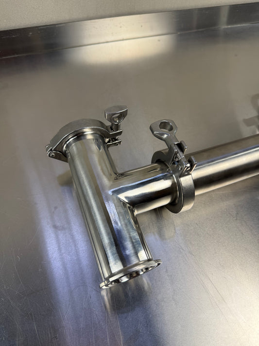 2" Steam Condenser Kit with Hop Tube — without lid · fits any 2" TC port
