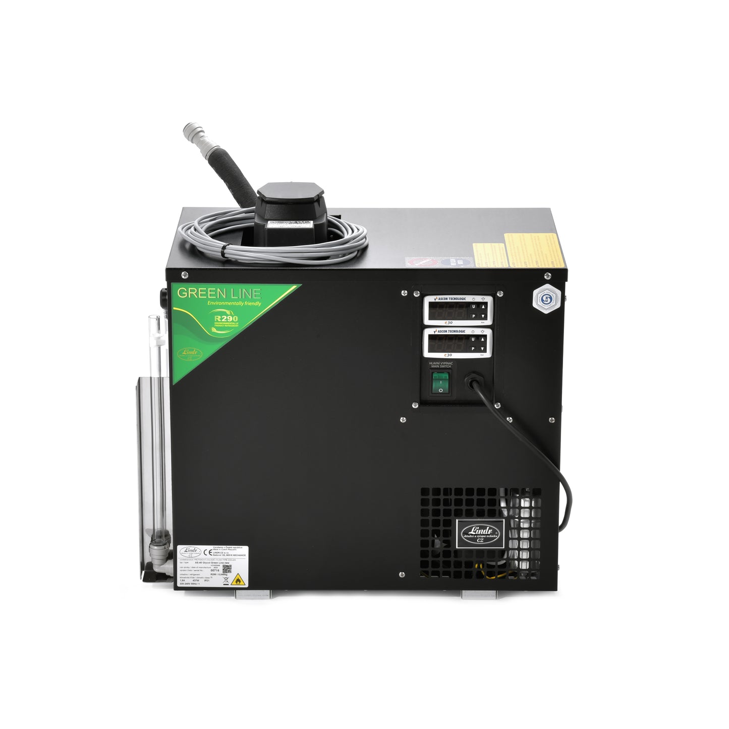 Lindr AS-40 GLYCOL NEW GREEN LINE with two thermometers