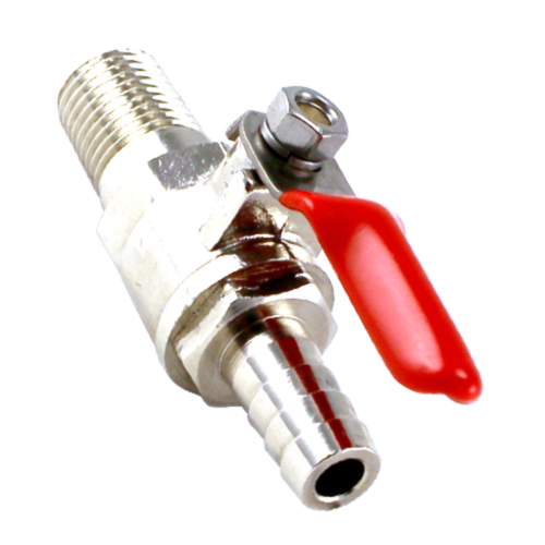 Ball valve 1/4NPT to 1/4'' hose nipple