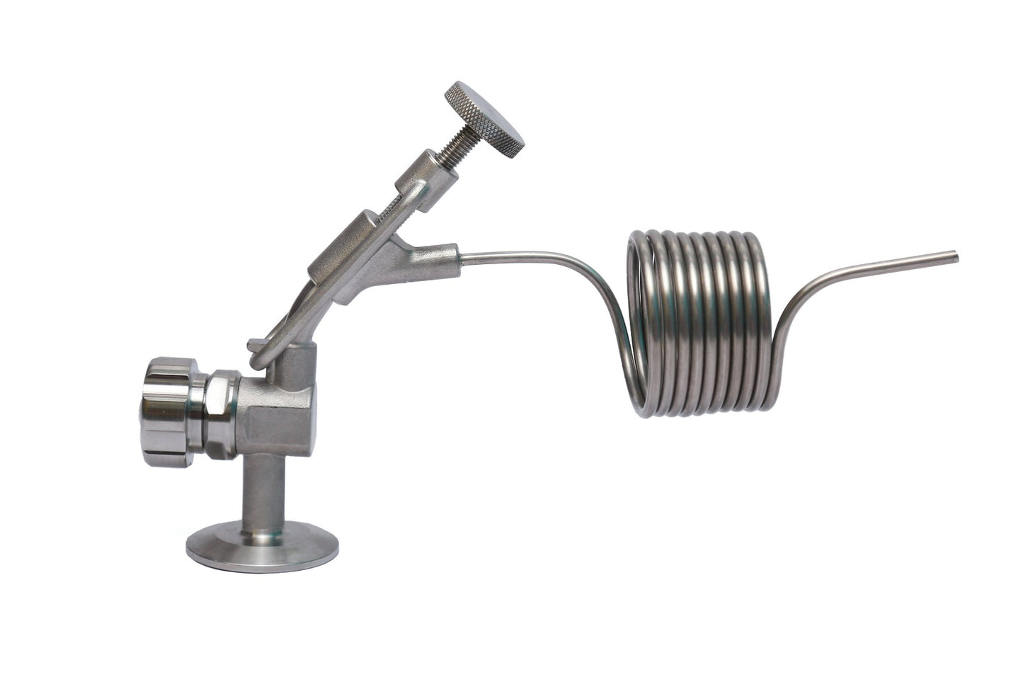 1.5" Tri Clover Compatible Sample Valve with Pig Tail