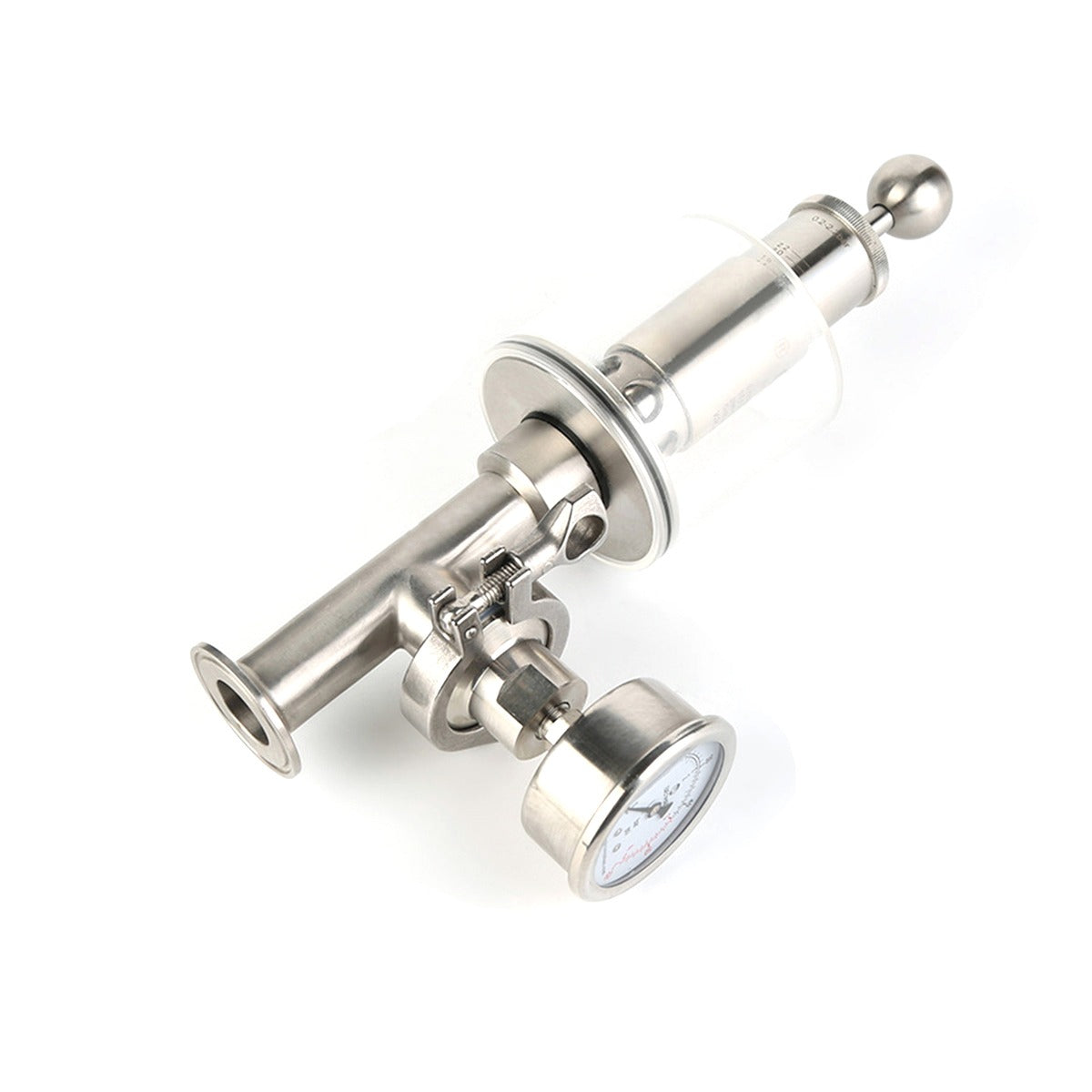 1.5" Pressure Relief Bunging Valve with pressure Gauge
