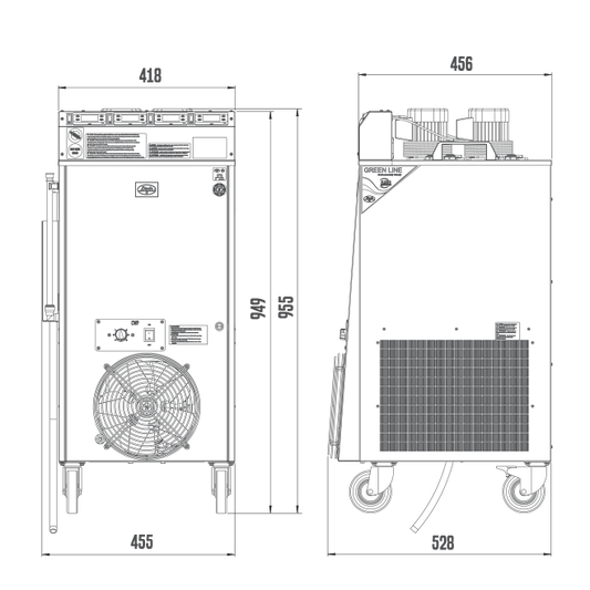 Lindr CWP 300 4X PUMP 4X THERMOSTAT NEW GREEN LINE