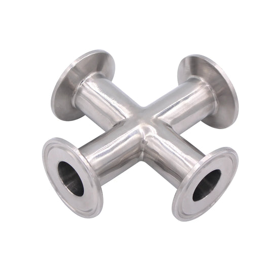 1.5" Sanitary Tri Clamp 4 way Cross