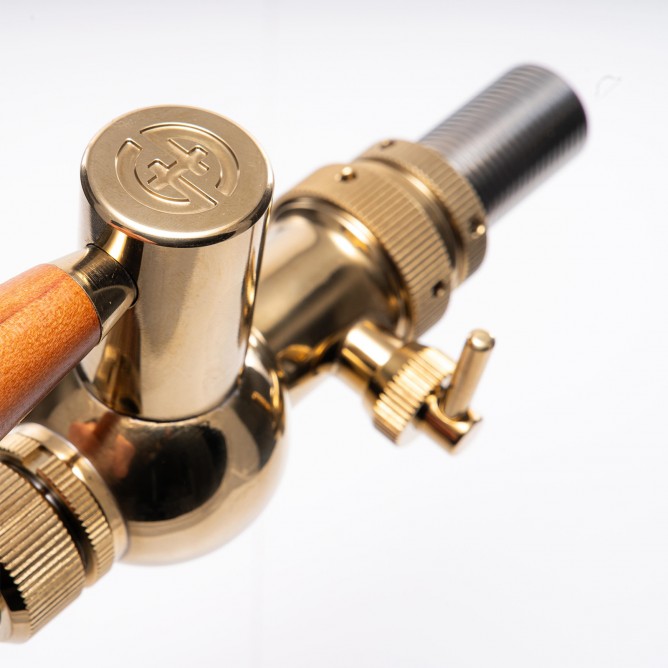 LUKR Baroko 2.0 Beer Faucet | Stainless Steel | TiN Gold
