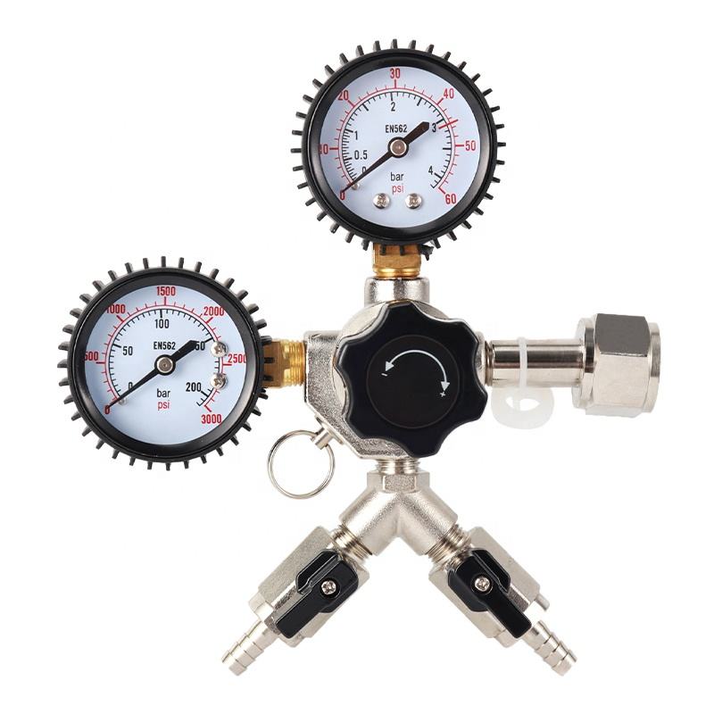 Y Type CO2 Pressure Regulator