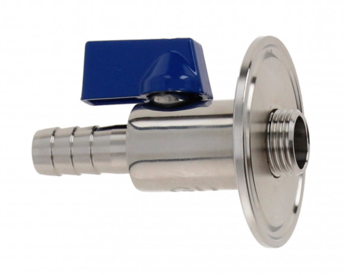 1.5'' Bottling valve welding on 1.5'' TC port including racking arm