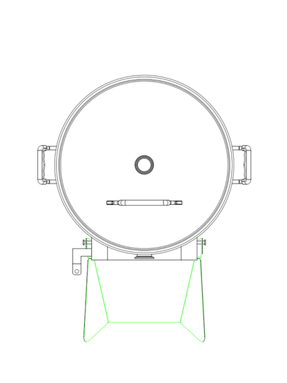 K80 Mash Tun - Complete Set (incl. valves & clamps)