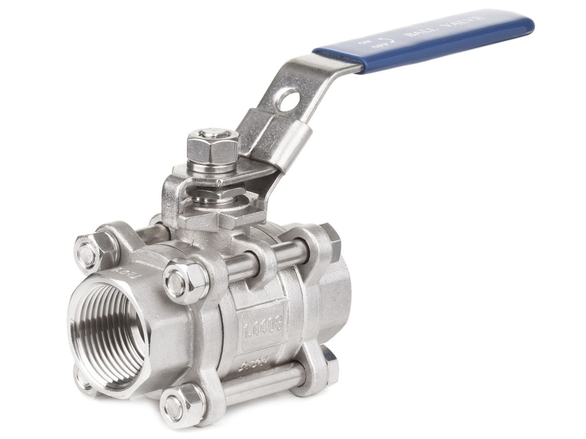 1/2 ball valve 3 piece tap