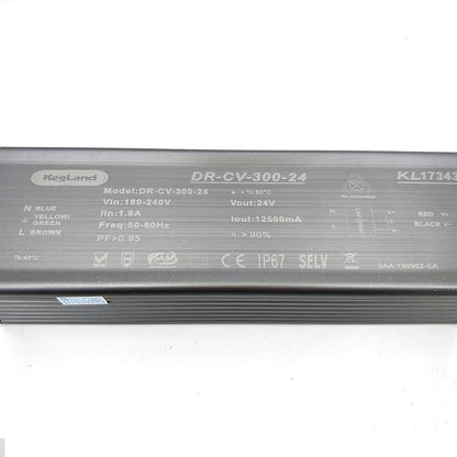 24 V DC 300 W power supply, aluminium IP67 housing