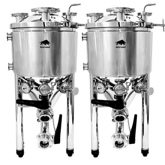 2X PF55L Jacketed Conical Fermenter +[Extra accessories]