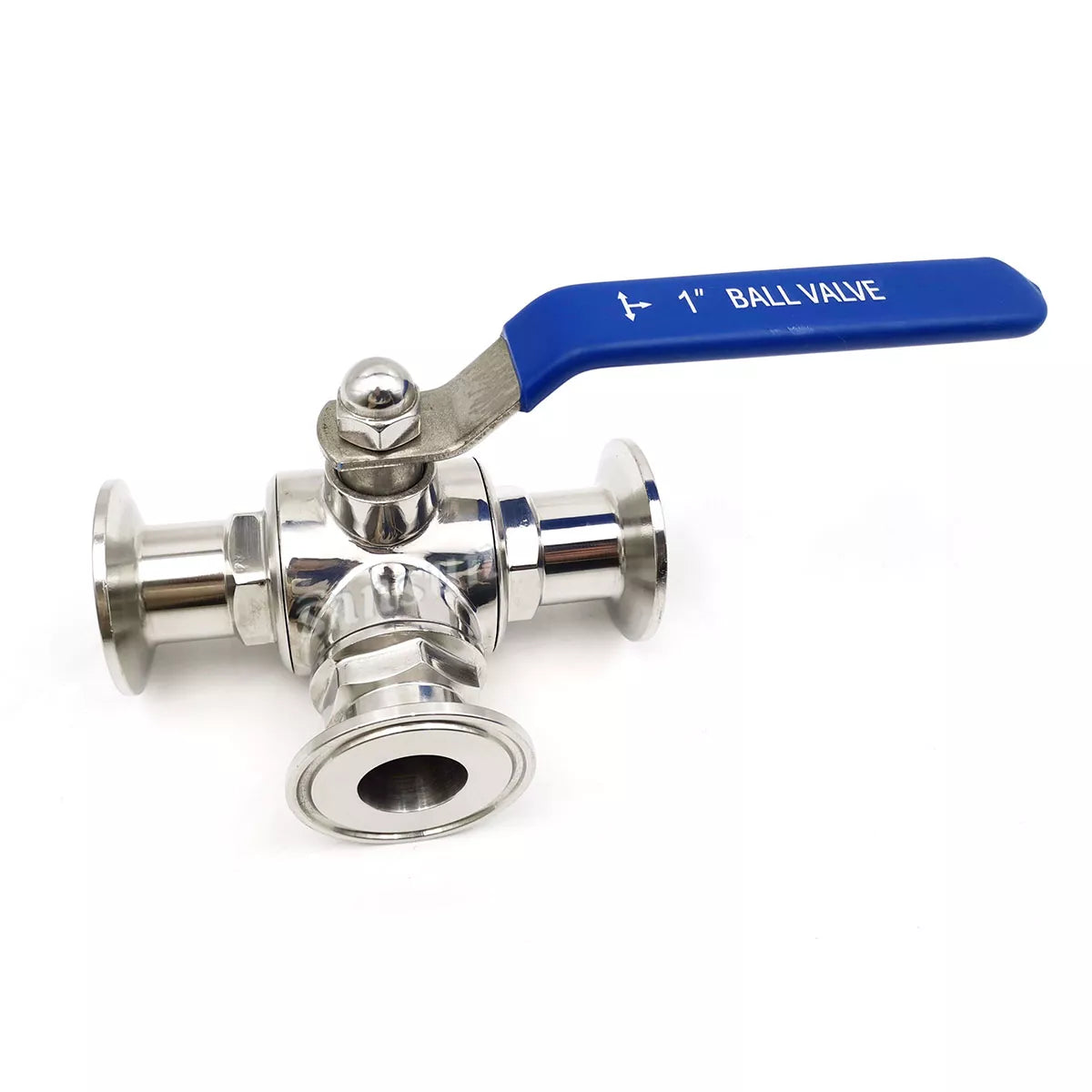 1.5" T Port Tri Clover Ball Valve