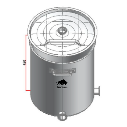 K40L Brew Kettle + Malt Pipe