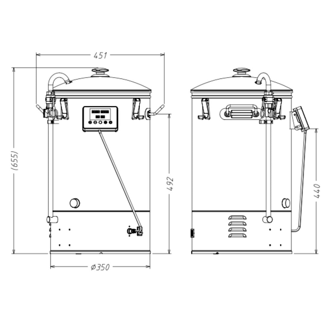 B40L Brewing System +[Extra accessories]