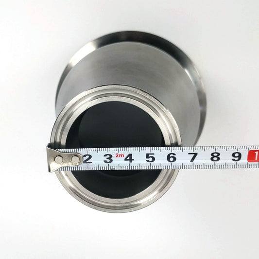 4 to 2 inch Tri-Clamp reducer - top view