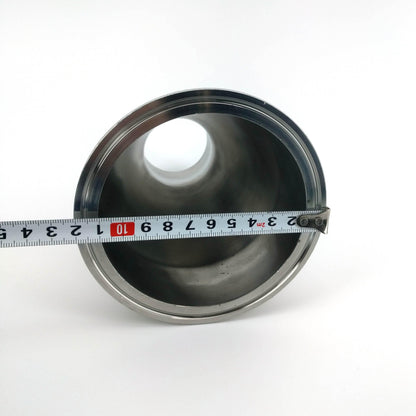 4 to 2 inch Tri-Clamp reducer - side profile