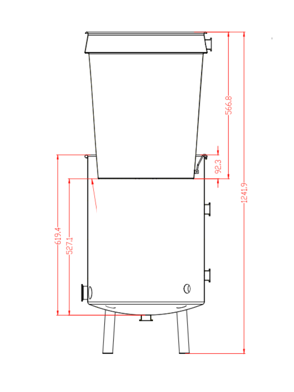 K80 Boil Kettle + Malt Pipe – Complete Set (incl. valves & clamps)