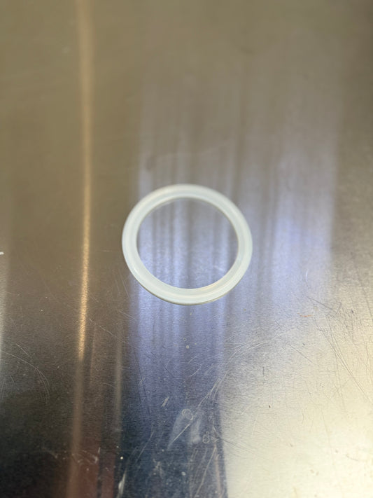 3" Sight-Glass Silicone Gasket — extra-thick flanged seal
