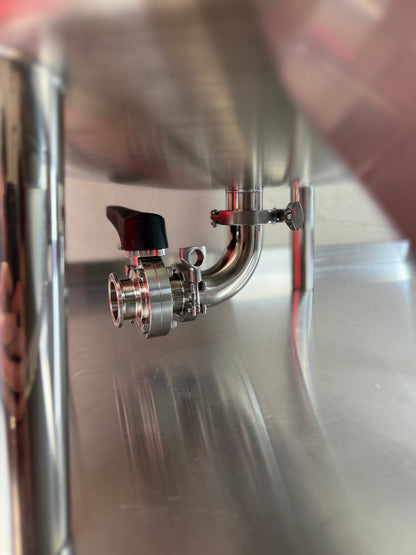 K220 Mash Tun - Complete Set (incl. valves & clamps)