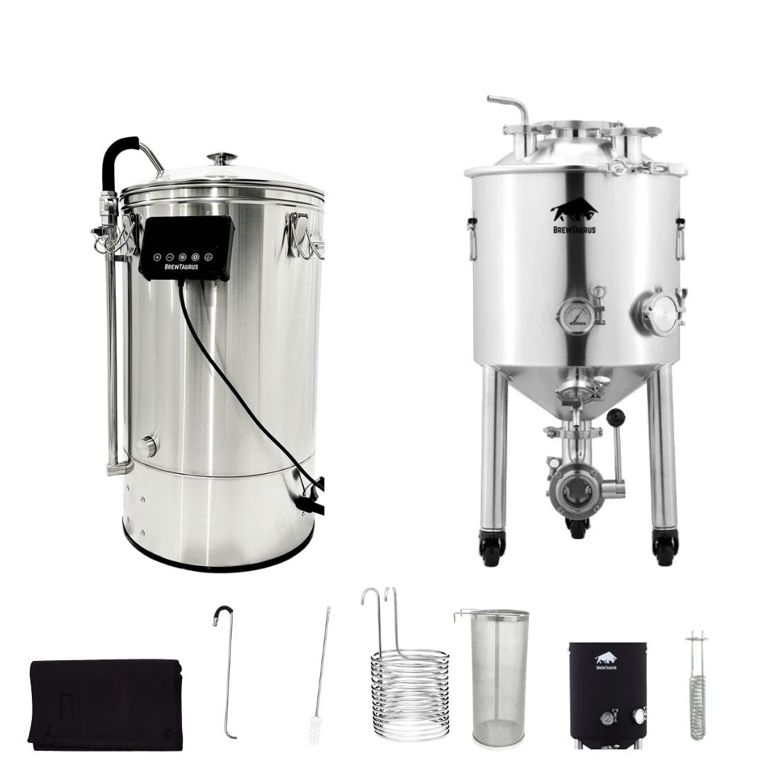 Brewhouse:B40LBrewingSystem[Extraaccessories]&F30LConicalFermenterGen.2[Extraaccessories]