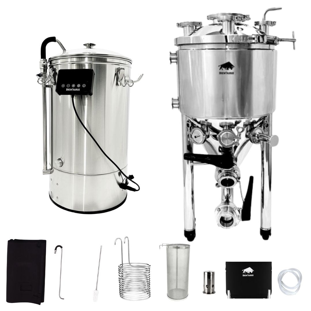 *PRE-ORDER* Brewhouse: B40L Brewing System [Extra accessories] & PF55L Jacketed Conical Fermenter +[Extra accessories]