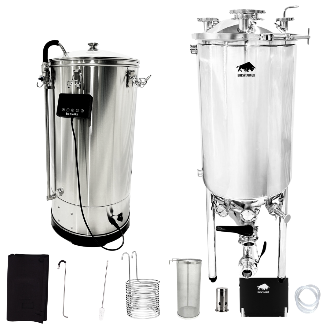 Brewhouse: B70L Brewing System [Extra accessories] & PF105L Jacketed Conical Fermenter +[Extra accessories]