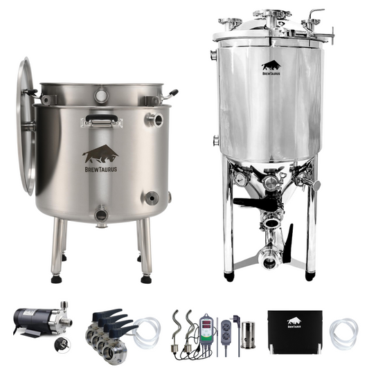 *PRE-ORDER* Brewhouse: K80L Brewing Kettle [Extra accessories] & PF75L Jacketed Conical Fermenter +[Extra accessories]