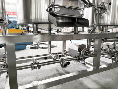 BrewTaurus PRO three-vessel electric brewhouse — reference photo of the PRO BH series (BH-100: 100 L)
