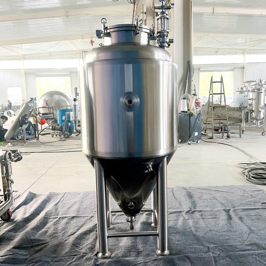BrewTaurus PRO 200/260L conical fermenter, complete unit on stainless legs