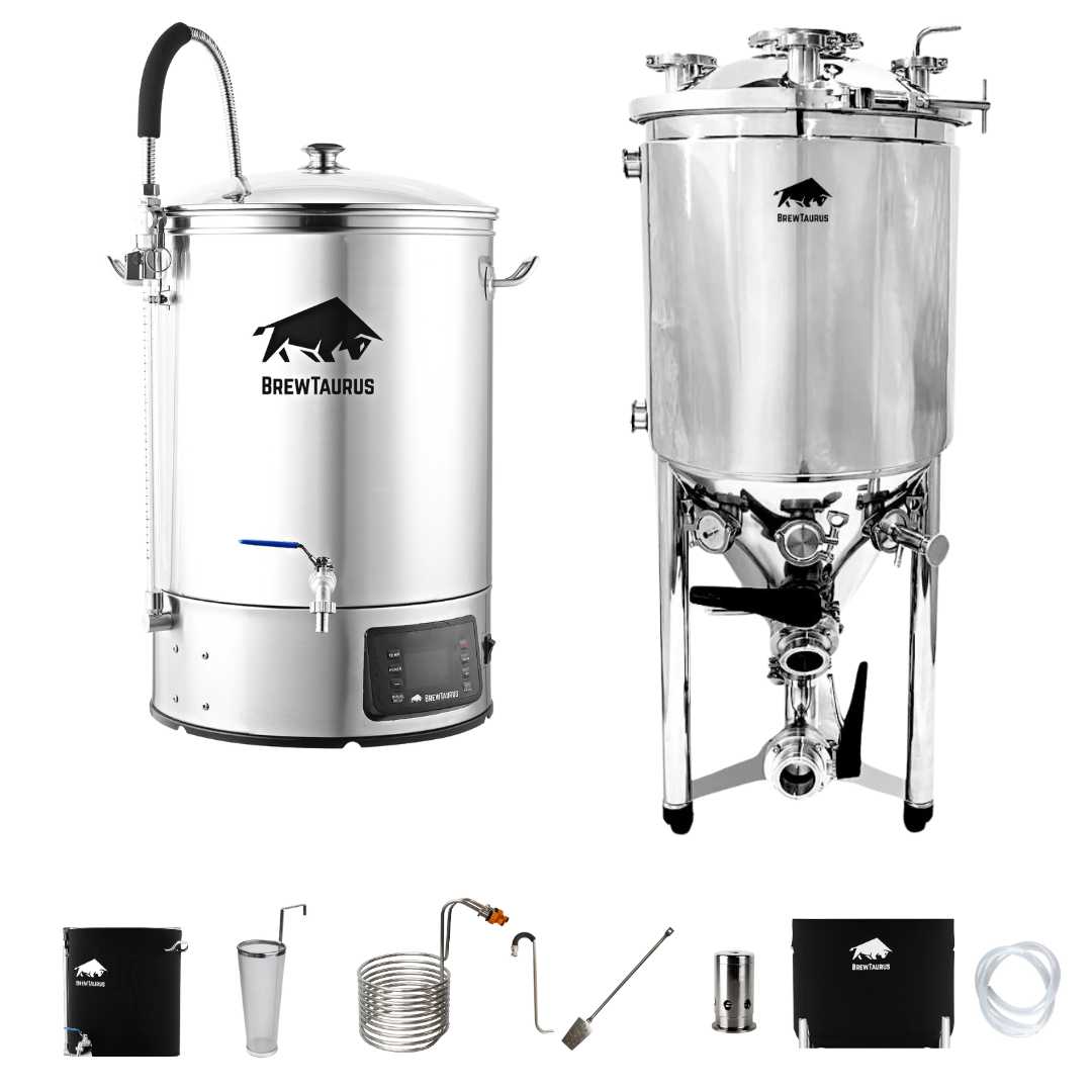 Brewhouse: B65L Brewing System PRO [Extra accessories] & PF75L Jacketed Conical Fermenter +[Extra accessories]