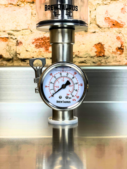 *PRE-ORDER* 1.5" Spunding Valve with pressure Gauge