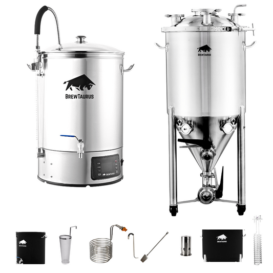 Brewhouse: B65L Brewing System PRO [Extra accessories] & PF75L Conical Fermenter +[Extra accessories]