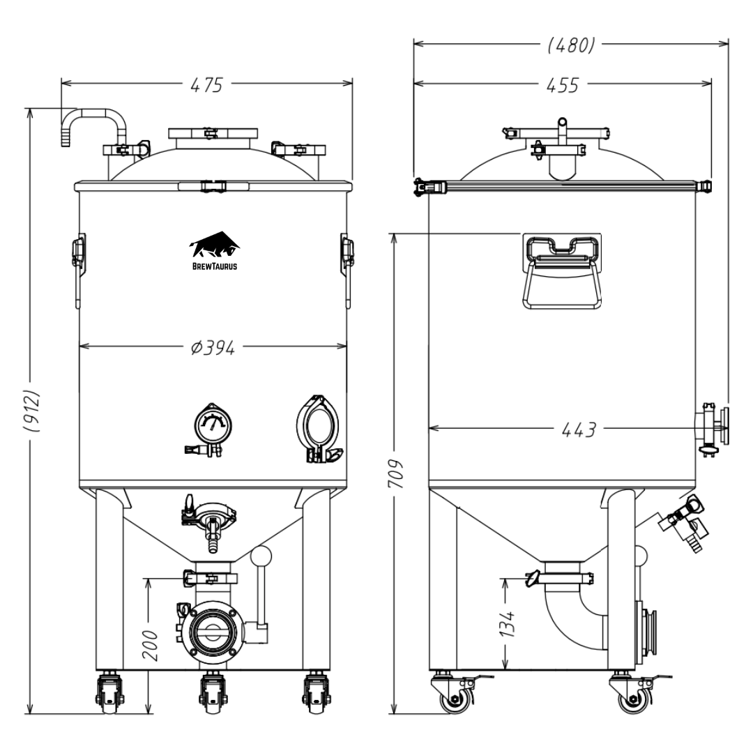 F55L Conical Fermenter Gen.2 +[Extra accessories]