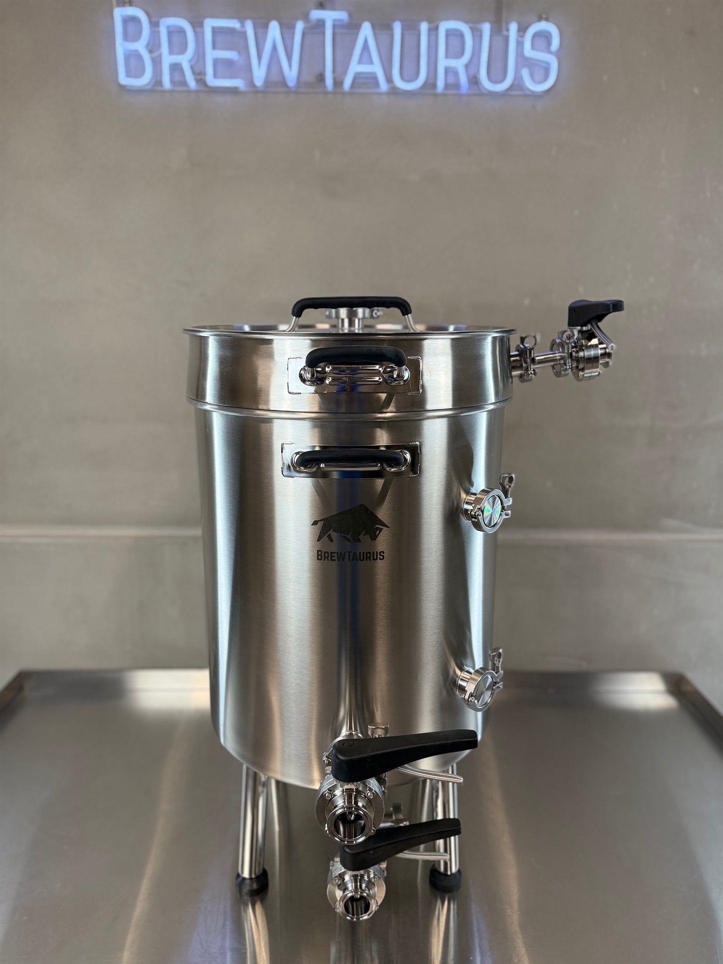 K80 Boil Kettle + Malt Pipe – Complete Set (incl. valves & clamps)