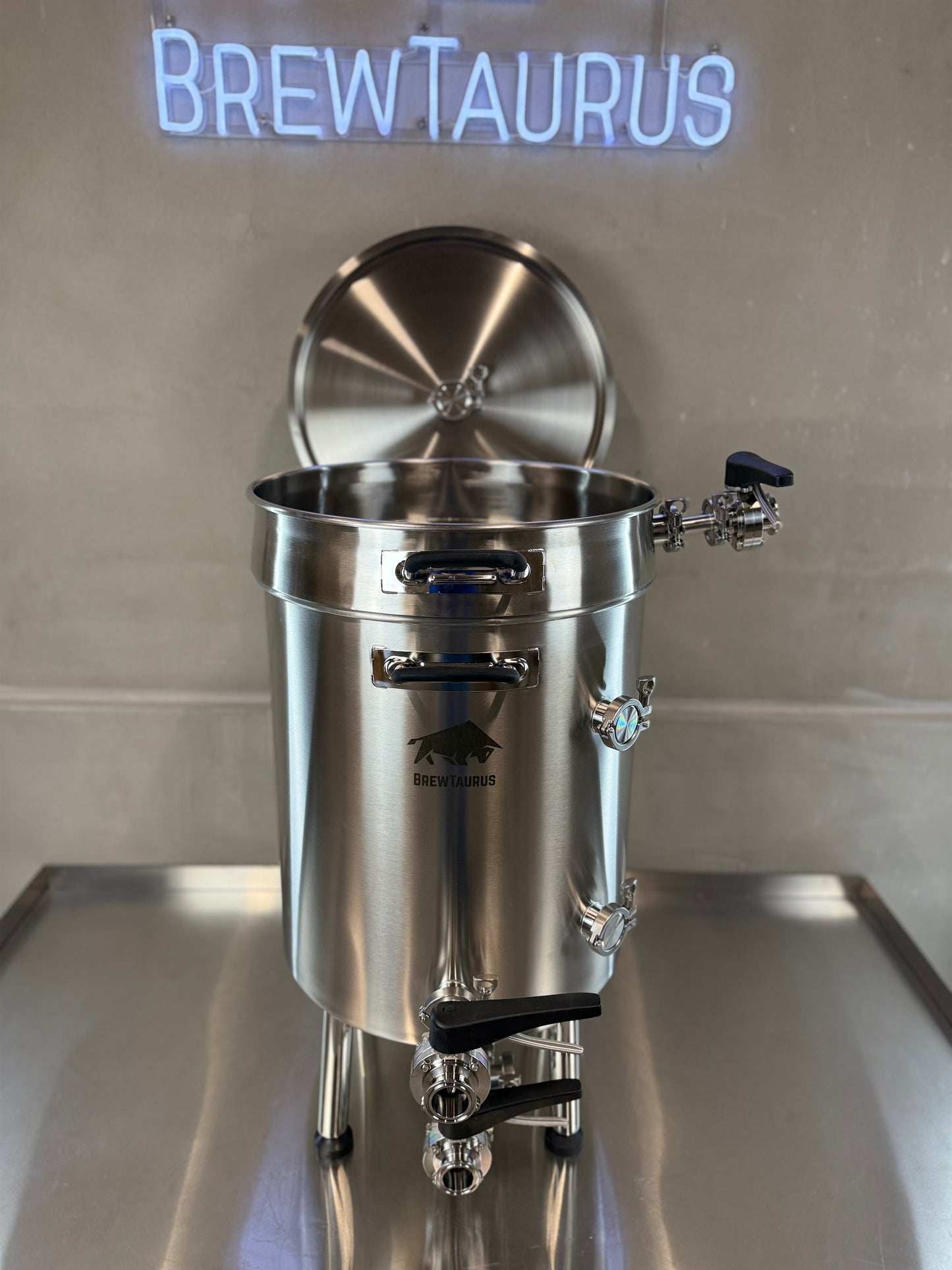K80 Boil Kettle + Malt Pipe – Complete Set (incl. valves & clamps)