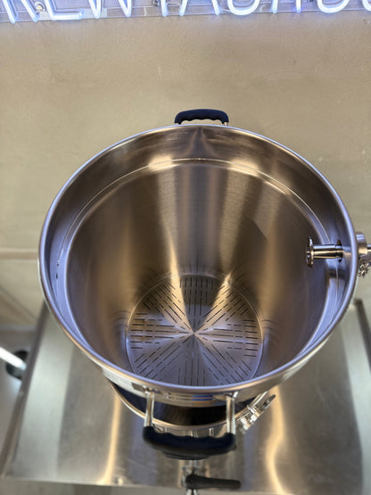 K80 Boil Kettle + Malt Pipe – Complete Set (incl. valves & clamps)