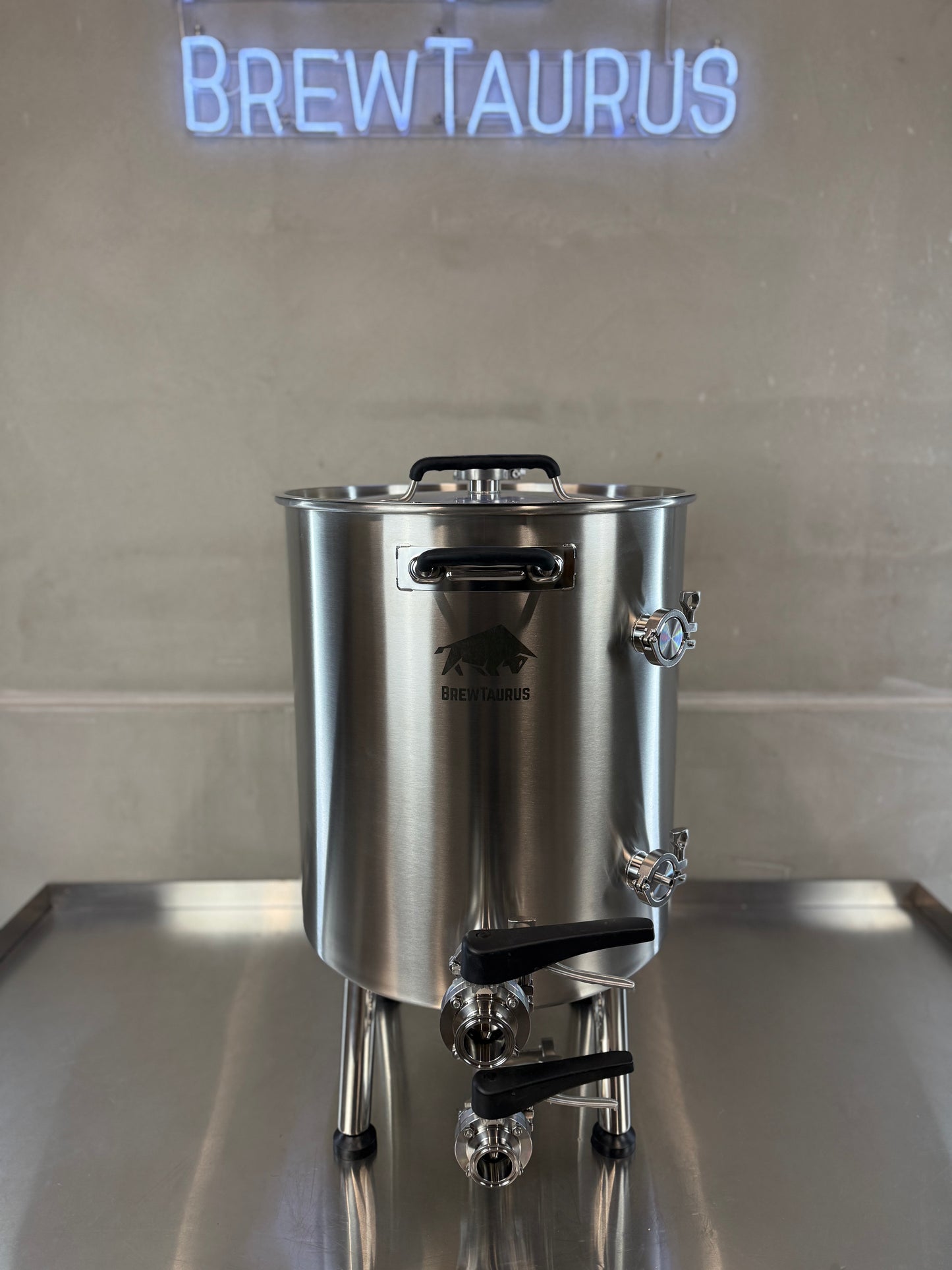 K80 Boil Kettle - Complete Set (incl. valves & clamps)