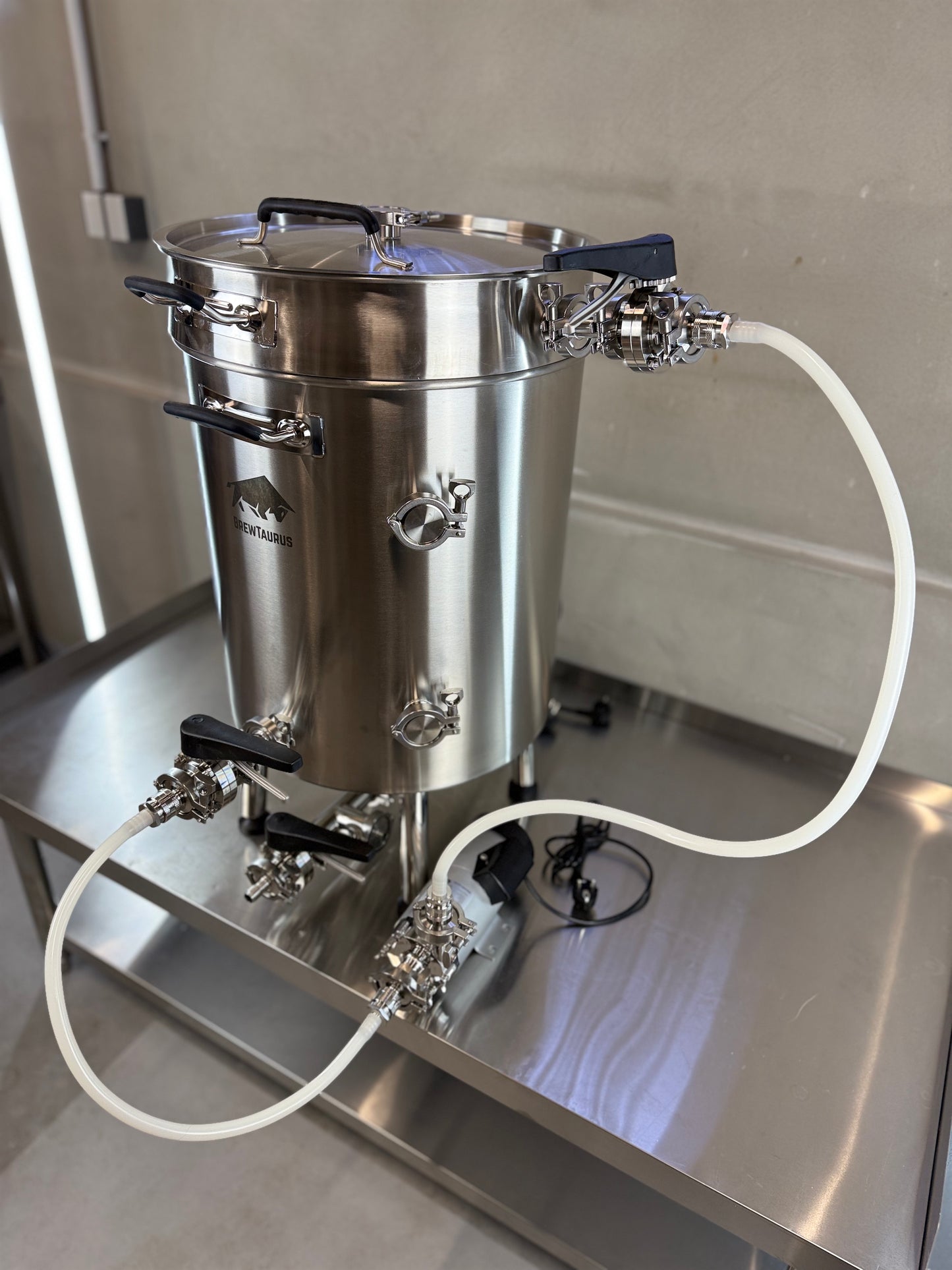 K80 1V Brewing System – 86.5L One-Vessel Stainless Brewhouse