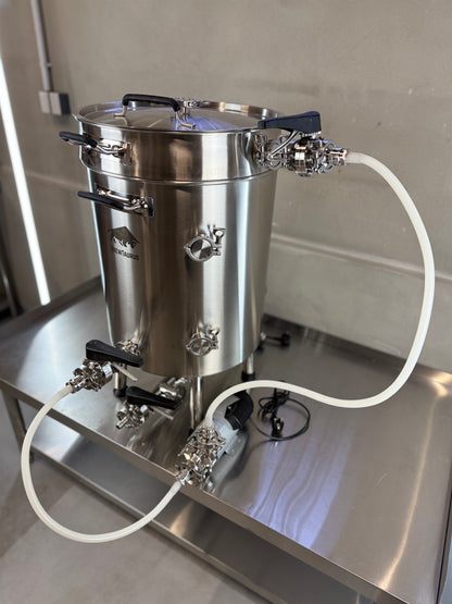 K80 1V Brewing System – 86.5L One-Vessel Stainless Brewhouse