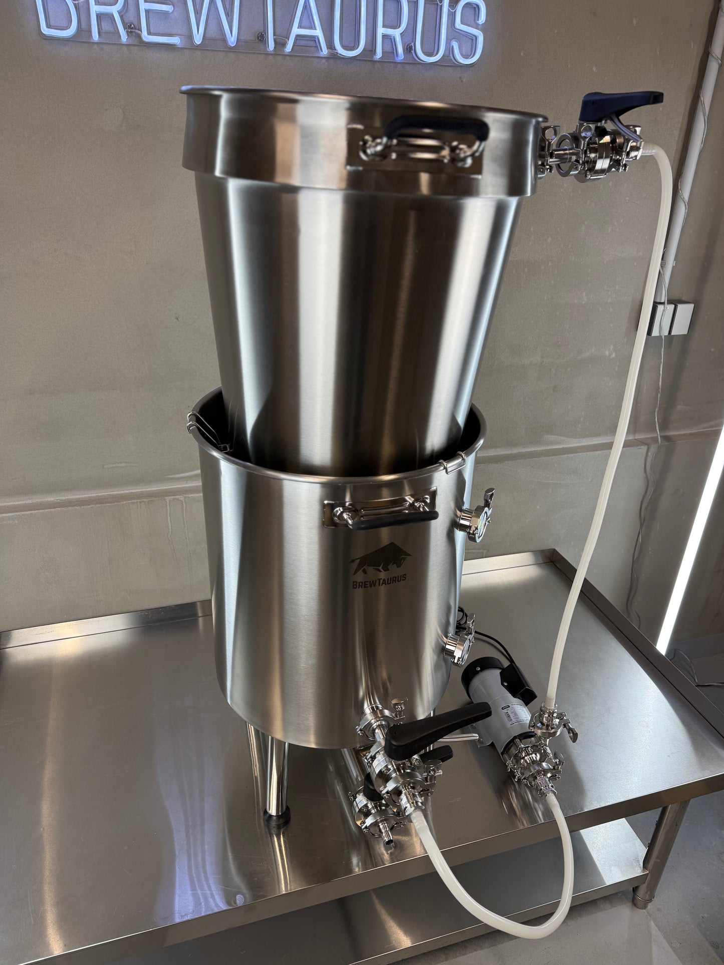 K80 1V Brewing System – 86.5L One-Vessel Stainless Brewhouse